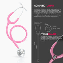 Load image into Gallery viewer, MDF® Acoustica® Lightweight Dual Head Stethoscope - Pink

