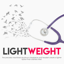 Load image into Gallery viewer, MDF® Acoustica® Lightweight Dual Head Stethoscope (MDF747XP) - Purple
