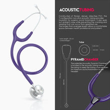 Load image into Gallery viewer, MDF® Acoustica® Lightweight Dual Head Stethoscope (MDF747XP) - Purple
