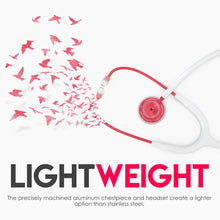Load image into Gallery viewer, MDF® Acoustica® Lightweight Dual Head Stethoscope (MDF747XP) - Red and White
