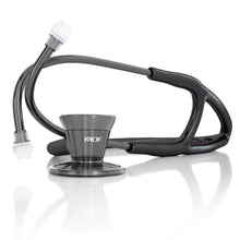 Load image into Gallery viewer, MDF® Classic Cardiology Dual Head Stethoscope with Stainless Steel Chestpiece and Headset (MDF797) - Perle Noire and Black
