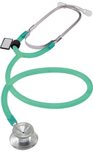 Load image into Gallery viewer, MDF® Dual Head Lightweight Stethoscope - Translucent Green
