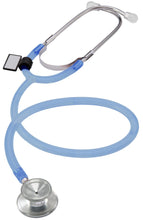 Load image into Gallery viewer, MDF® Dual Head Lightweight Stethoscope - Translucent Blue
