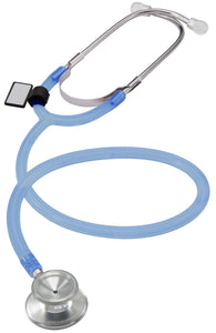 MDF® Dual Head Lightweight Stethoscope - Translucent Blue