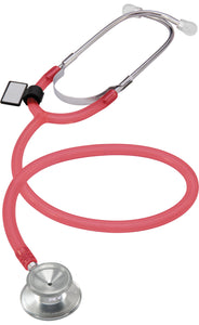 MDF® Dual Head Lightweight Stethoscope - Translucent Red
