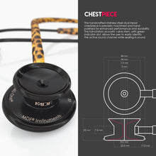 Load image into Gallery viewer, MDF® MD One® Stainless Steel Dual Head Stethoscope (MDF777) - BlackOut and Cheetah
