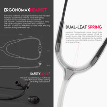 Load image into Gallery viewer, MDF® MD One® Stainless Steel Dual Head Stethoscope (MDF777) - BlackOut and Galaxy
