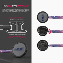 Load image into Gallery viewer, MDF® MD One® Stainless Steel Dual Head Stethoscope (MDF777) - BlackOut and Galaxy
