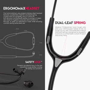 MDF® MD One® Stainless Steel Dual Head Stethoscope (MDF777)
