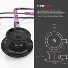 Load image into Gallery viewer, MDF® MD One® Stainless Steel Dual Head Stethoscope (MDF777) - BlackOut and Muddy Girl
