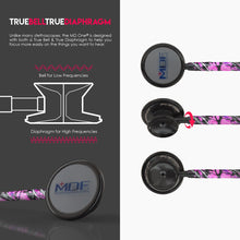 Load image into Gallery viewer, MDF® MD One® Stainless Steel Dual Head Stethoscope (MDF777) - BlackOut and Muddy Girl
