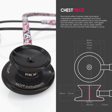 Load image into Gallery viewer, MDF® MD One® Stainless Steel Dual Head Stethoscope (MDF777) - BlackOut and Sugar Skull
