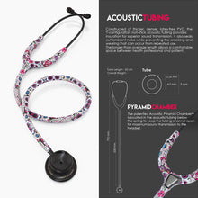 Load image into Gallery viewer, MDF® MD One® Stainless Steel Dual Head Stethoscope (MDF777) - BlackOut and Sugar Skull
