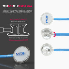 Load image into Gallery viewer, MDF® MD One® Stainless Steel Dual Head Stethoscope (MDF777) - Bright Blue
