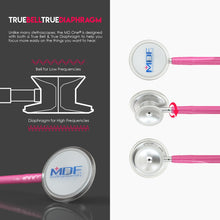 Load image into Gallery viewer, MDF® MD One® Stainless Steel Dual Head Stethoscope (MDF777) - Fuchsia
