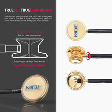 Load image into Gallery viewer, MDF® MD One® Stainless Steel Dual Head Stethoscope (MDF777) - Gold and Black
