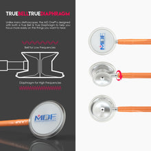 Load image into Gallery viewer, MDF® MD One® Stainless Steel Dual Head Stethoscope (MDF777) - Orange
