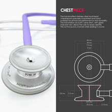 Load image into Gallery viewer, MDF® MD One® Stainless Steel Dual Head Stethoscope (MDF777) - Pastel Purple
