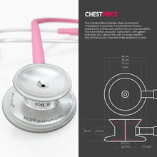 Load image into Gallery viewer, MDF® MD One® Stainless Steel Dual Head Stethoscope (MDF777) - Pink
