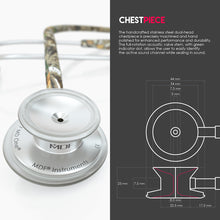 Load image into Gallery viewer, MDF® MD One® Stainless Steel Dual Head Stethoscope (MDF777) - Real Tree Edge
