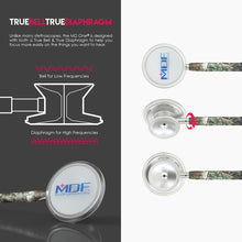 Load image into Gallery viewer, MDF® MD One® Stainless Steel Dual Head Stethoscope (MDF777) - Real Tree Edge
