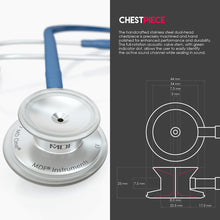 Load image into Gallery viewer, MDF® MD One® Stainless Steel Dual Head Stethoscope (MDF777) - Royal Blue
