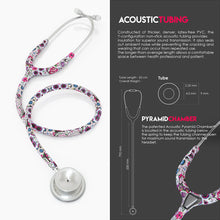 Load image into Gallery viewer, MDF® MD One® Stainless Steel Dual Head Stethoscope (MDF777) - Sugar Skull
