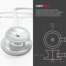 Load image into Gallery viewer, MDF® MD One® Stainless Steel Dual Head Stethoscope (MDF777) - White
