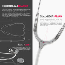 Load image into Gallery viewer, MDF® MD One® Stainless Steel Dual Head Stethoscope (MDF777) - White
