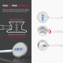 Load image into Gallery viewer, MDF® MD One® Stainless Steel Dual Head Stethoscope (MDF777) - White
