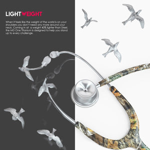 MDF® MD One® Epoch Titanium Stethoscope (MDF777DT) - Real Tree