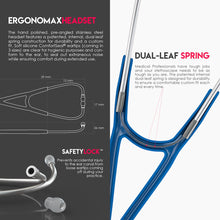 Load image into Gallery viewer, MDF® ProCardial® C3 Cardiology Stainless Steel Dual Head Stethoscope with Adult, Pediatric, and Infant-Neonatal Convertible Chestpiece (MDF797CC) - Royal Blue
