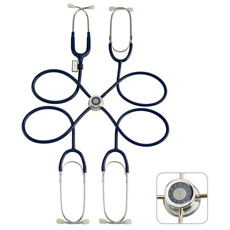 MDF® Pulse Time Teaching Stethoscope with Embedded Digital LCD Clock - 4 Users (MDF757PT)