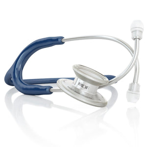MDF® MD One® Stainless Steel Dual Head Stethoscope (MDF777) - Navy Blue