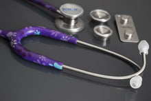 Load image into Gallery viewer, MDF® MD One® Epoch Titanium Stethoscope (MDF777DT) - PAWS Dark Purple

