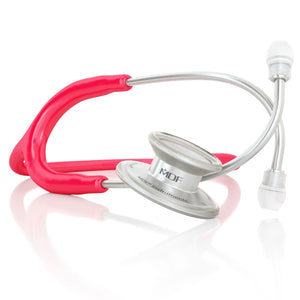 MDF® MD One® Stainless Steel Dual Head Stethoscope (MDF777) - Raspberry