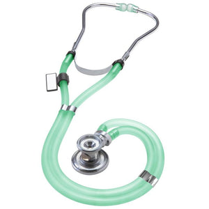 MDF® Sprague Rappaport Dual Head Stethoscope with Adult, Pediatric, and Infant Convertible Chestpiece - Translucent Green