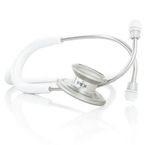 MDF® MD One® Stainless Steel Dual Head Stethoscope (MDF777) - White
